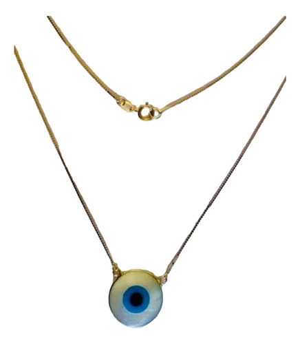 Colar Em Ouro Com Olho Grgeo