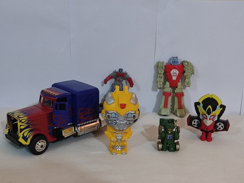 Transformers Lote De 6 Pzas Promocionales De Mcdonalds Y Mas (Usado)