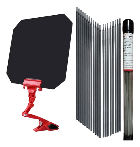 Varillas E4303 3/32 X12, Panel 7x13in, Cascos De Soldadura