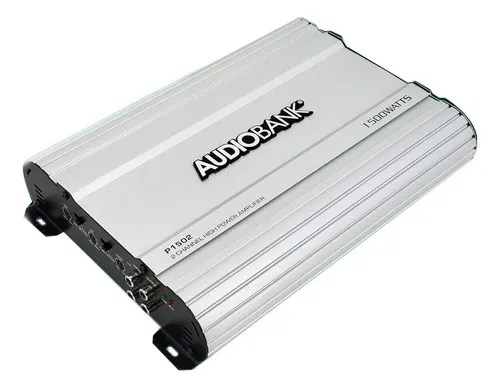 Amplificador De Sonido Audiobank P1502, 1500w, 2 Canales, Ab