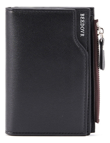 Cartera Corta Beedovr 9902 Para Hombre, Con MĂșltiples Tarjet