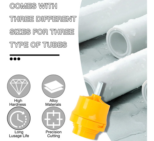 Herramienta Enhebradora De Tubos Pvc Para Taladro Eléctrico Color