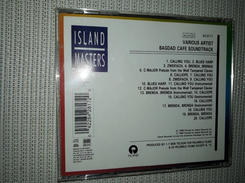 Cd Bagdad Cafe - Soundtrack ( 12100 ) (Usado)