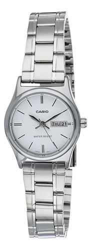 Casio Ltp-v006d-7b2 Reloj Estándar Para Mujer De Acero Inoxi