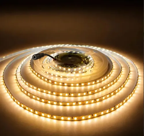 Fita Led Amarela 2835 Quente 5m 300 Led Dupla Face Fonte Cor da luz Branco-quente IP20 Maffacioli: imagem 2