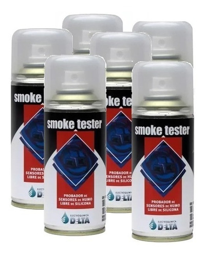Smoke Tester Test Detector Sensor Detectores Humo Pack X 6