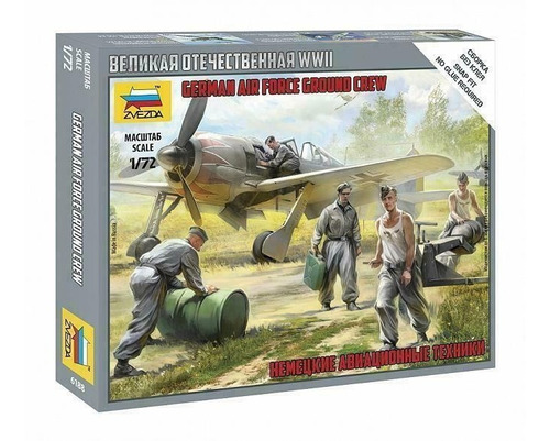 Zvezda Set Personal De Pista Aleman 1/72