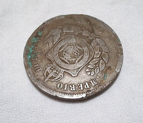 Moeda 100 Réis 1885 Brasil Com Defeito (Usado)