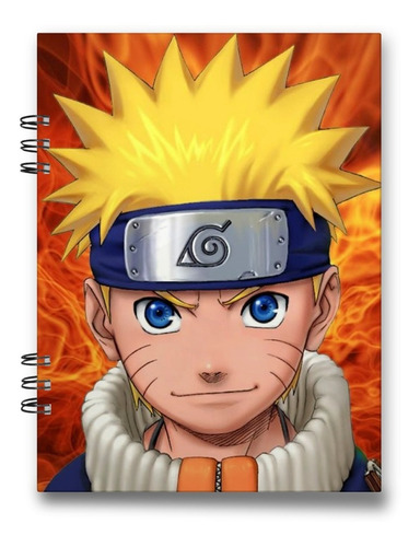 Cuaderno Naruto 15x20 Cms 100 Hojas 