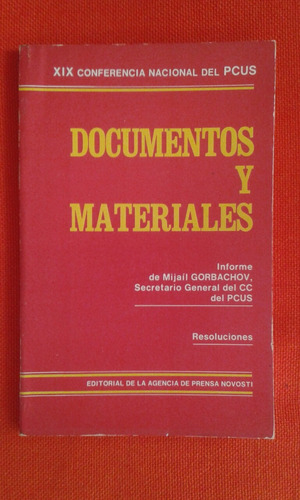 Documentos Y Materiales /  Pcus