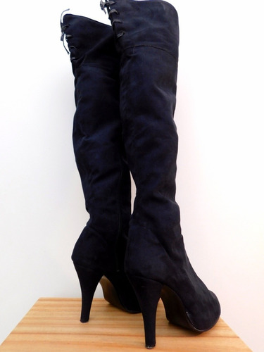 Botas Bucaneras Negras Ajustables