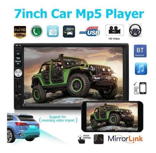 Autoestéreo 7012b Mirrorlink 2din Pantalla Touch Mp5
