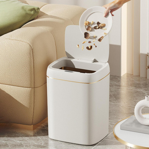 Cubo De Basura Automático, Cubo De Basura Con Sensor, 13l