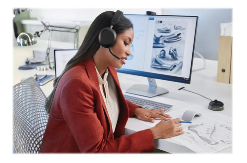 Imagen 6 de 9 de Headset Jabra Evolve2 75 Duo (ds)