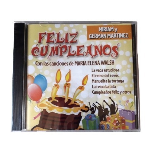  Cd   Feliz Cumpleaños  Canciones De María Elena Waslh 