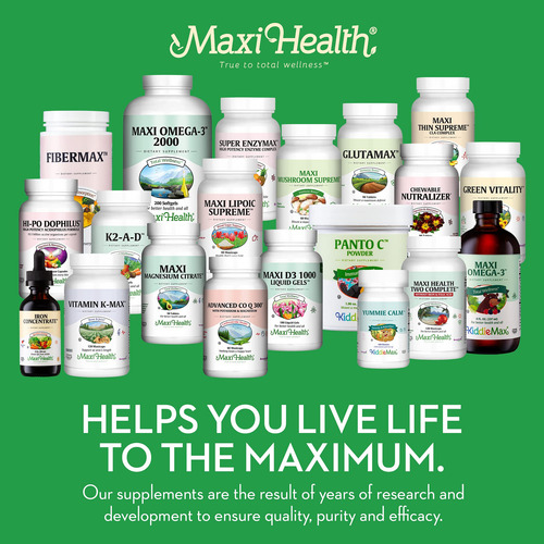 Maxi Health Two Complete Multivitaminas 180 Cápsulas