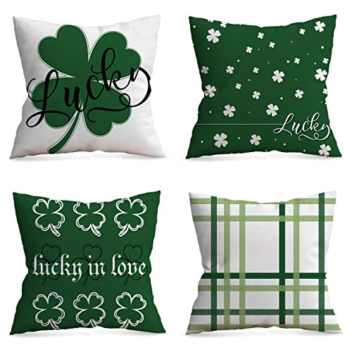 Fundas De Almohada De San Patricio De 20x20 Pulgadas - ...