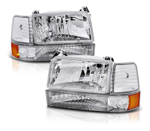 Faros Vipmotoz 1992 1996 Ford F 150 F 250 F 350 B  Fr6f