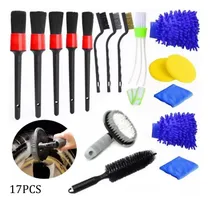 Comprar Kit De Limpieza De Coche Para Auto,cepillos De Limpieza 17pc