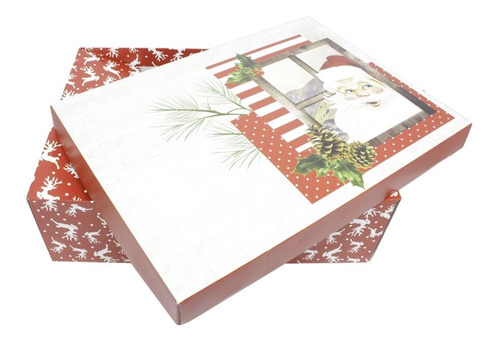10 Caixas De Natal Montáveis Para Presentes - 24 X 18 Cm