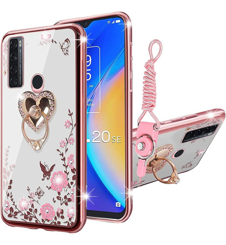 Kudini Tcl 20 Se - Funda Para Teléfono Tcl 20 Se Para Mujer,