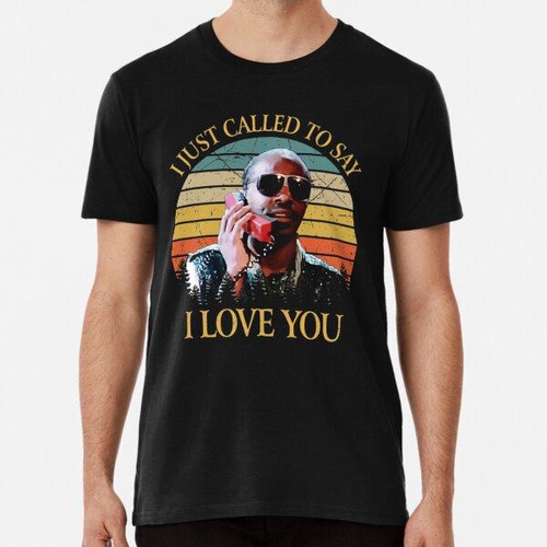 Remera Solo Llamé Para Decirte Que Te Amo Stevie Wonder Vint