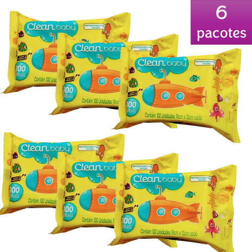 Kit 600 Lenços/toalhas Umedecida Higiene Bebe Promoção
