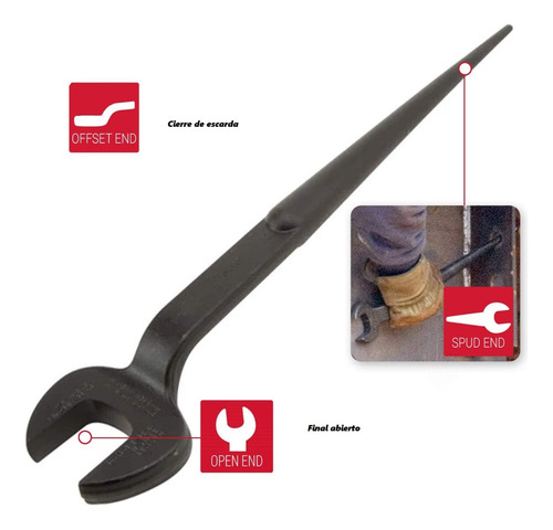 Llave De Cola Punta De 1.1/2 Xspark