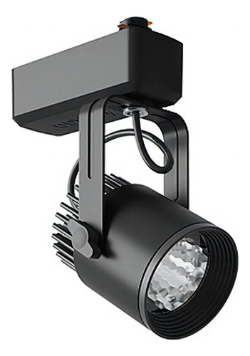 Luminario Proyector Sobreponer Riel 12w Negro 24° 4000k Magg