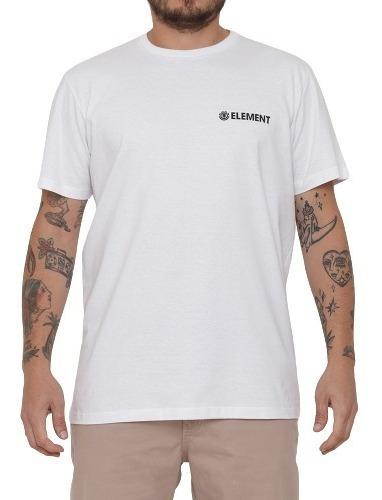 Camiseta Element Blazin Chest Branco + Brinde