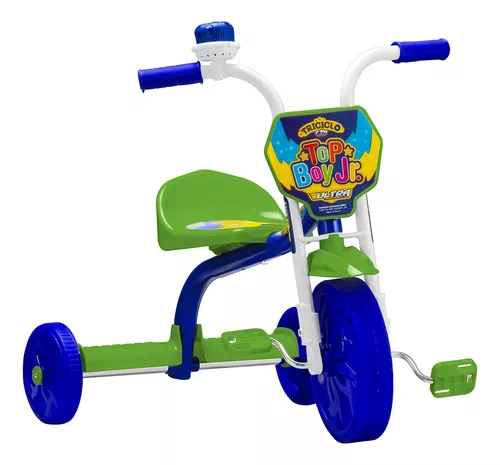 Motoca Triciclo Tico-Tico Dino Azul com Cabo - Magic Toys