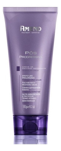 Amend Pós Progressiva Creme De Pentear Defrizante 180g