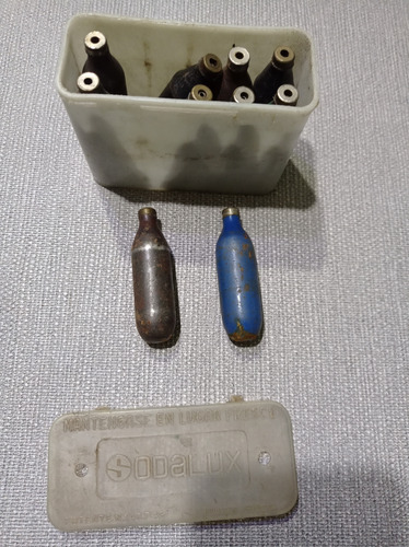 Garrafitas Sodalux Para Sifones Antiguos Coleccion (Usado)
