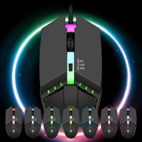 Ratón Juegos Con Cable, Ratones Ópticos Usb 800 A Dpi Y Luz
