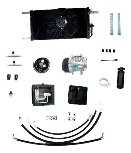 Kit Ar Condicionado L200 Caixa Evaporador Embut Atrás Painel