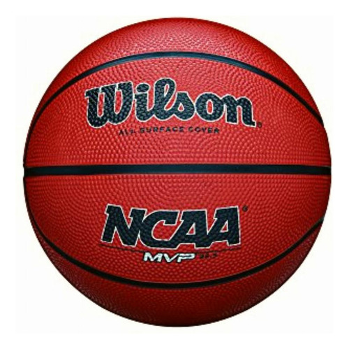 Wilson Ncaa Mvp - Balón De Baloncesto De Goma, 25.5 Pulgadas Color Naranja Oscuro