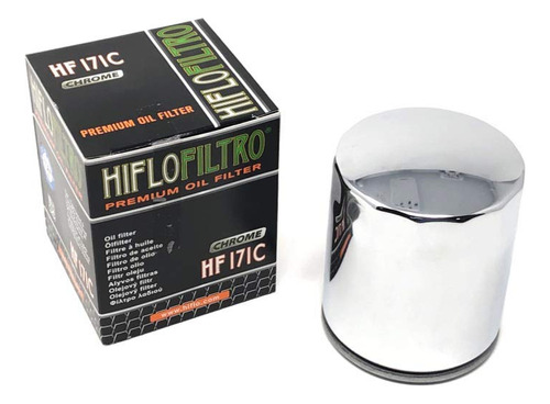 Hiflo Oil Filter Hf171c Chrome Harley-davidson Replaces...