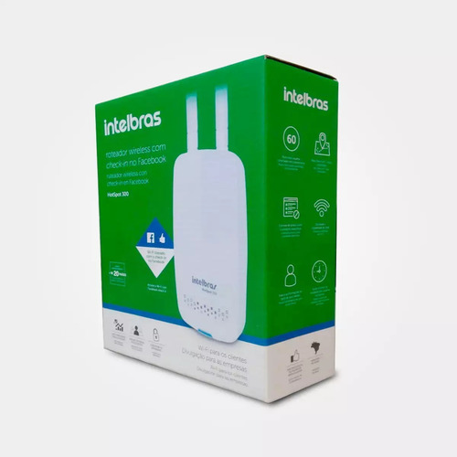 Imagen 2 de 2 de Router Wifi Intelbras Hotspot 300