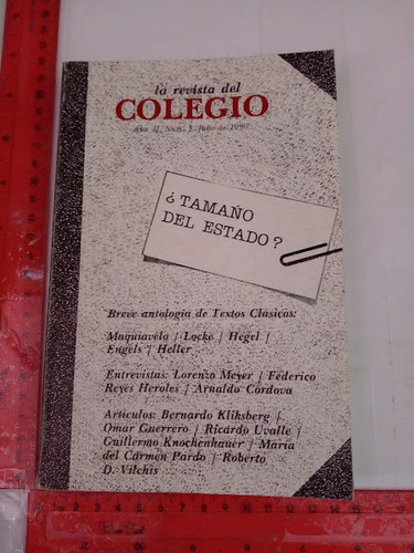 La Revista De El Colegio No 3 Julio De 1990