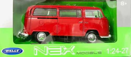 Volkswagen Bus T2 Combi 1972 1/24 By Welly