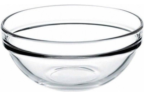 Imagen 3 de 5 de Bowl Ensaladera 26 Cm Recipiente Vidrio Grande Pasabahce