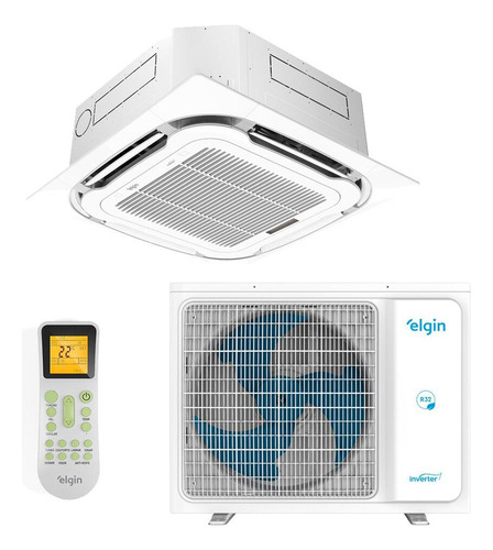 Ar-condicionado Cassete Inverter 24000 Btus Elgin Frio 220v