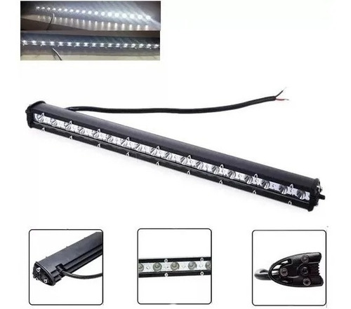 Imagen 3 de 4 de Barra Led 72w Neblinero Auto 4x4 De 65cm