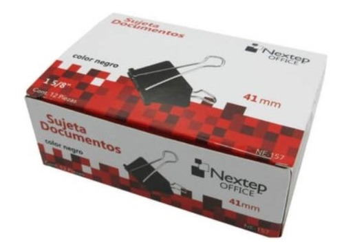 Sujetadocumentos Nextep 41mm Caja C/12 Pzas.       