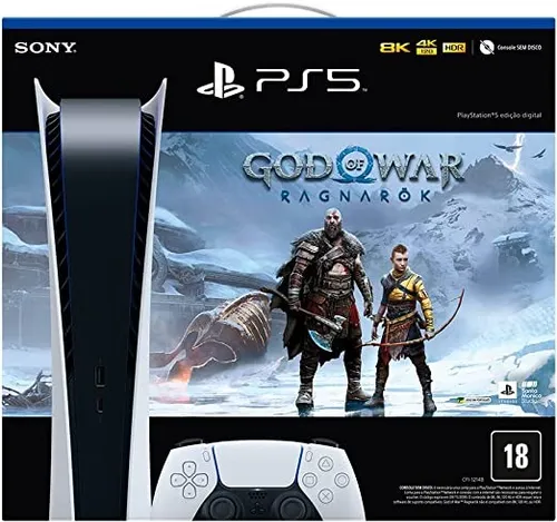 Console Playstation 4 E Jogo God Of War Ragnarok Sony Cor Preto