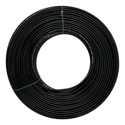 Cable Thw N6awg 75°c 600v/negro R. 100m Cablesca