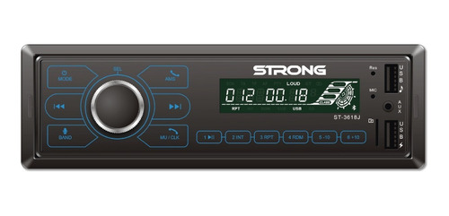 Estereo Bluetooth Strong St-3618j Usb  Am Fm Aux Micro Sd