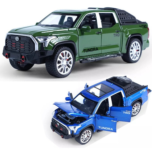 Coche Metálico Miniatura Toyota Tundra Camioneta Todoterreno