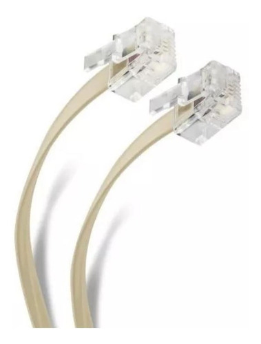 Cable Plug A Plug Rj11 De 10m Para Extensión Telefónica