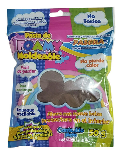 Foamy Moldeable Con 50gr Chocolate  Pascua 